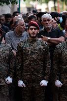 Hezbollah Commander Ibrahim Aqeel Funeral - Beirut