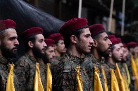 Hezbollah Commander Ibrahim Aqeel Funeral - Beirut