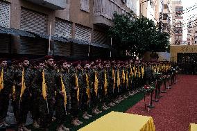 Hezbollah Commander Ibrahim Aqeel Funeral - Beirut