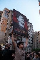 Hezbollah Commander Ibrahim Aqeel Funeral - Beirut