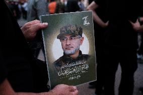 Hezbollah Commander Ibrahim Aqeel Funeral - Beirut