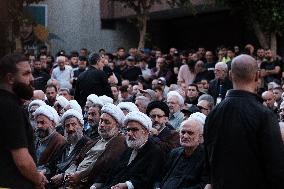 Hezbollah Commander Ibrahim Aqeel Funeral - Beirut