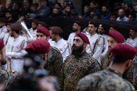 Hezbollah Commander Ibrahim Aqeel Funeral - Beirut