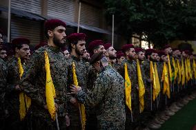 Hezbollah Commander Ibrahim Aqeel Funeral - Beirut