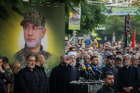 Hezbollah Commander Ibrahim Aqeel Funeral - Beirut