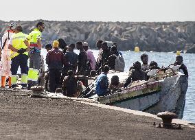 127 Migrants Arrive In El Hierro - Canary Islands