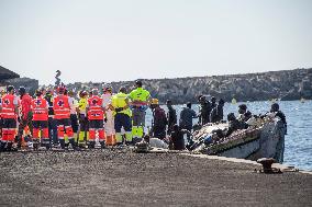 127 Migrants Arrive In El Hierro - Canary Islands