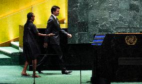 Trudeau At The UN Headquarters - NYC