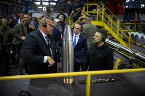 Zelensky Visits Pennsylvania Ammunition Plant - Scranton