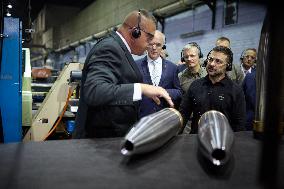 Zelensky Visits Pennsylvania Ammunition Plant - Scranton