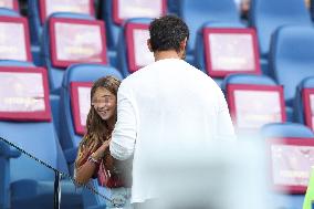 VIP on the stand in Serie A Enilive 2024/2025 - day 5 - AS Roma vs Udinese Calcio, Stadio Olimpico in Rome