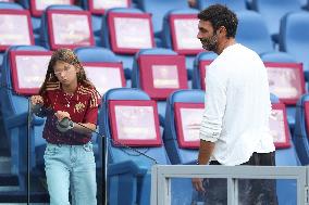 VIP on the stand in Serie A Enilive 2024/2025 - day 5 - AS Roma vs Udinese Calcio, Stadio Olimpico in Rome