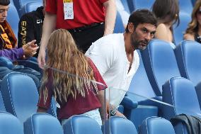 VIP on the stand in Serie A Enilive 2024/2025 - day 5 - AS Roma vs Udinese Calcio, Stadio Olimpico in Rome