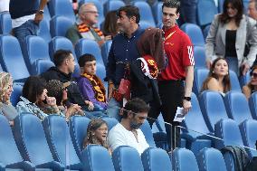 VIP on the stand in Serie A Enilive 2024/2025 - day 5 - AS Roma vs Udinese Calcio, Stadio Olimpico in Rome