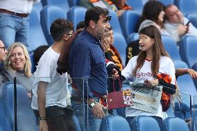 VIP on the stand in Serie A Enilive 2024/2025 - day 5 - AS Roma vs Udinese Calcio, Stadio Olimpico in Rome