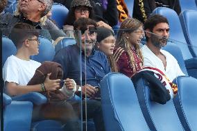 VIP on the stand in Serie A Enilive 2024/2025 - day 5 - AS Roma vs Udinese Calcio, Stadio Olimpico in Rome