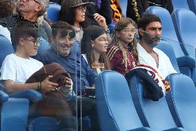 VIP on the stand in Serie A Enilive 2024/2025 - day 5 - AS Roma vs Udinese Calcio, Stadio Olimpico in Rome