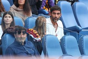 VIP on the stand in Serie A Enilive 2024/2025 - day 5 - AS Roma vs Udinese Calcio, Stadio Olimpico in Rome
