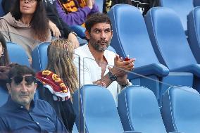 VIP on the stand in Serie A Enilive 2024/2025 - day 5 - AS Roma vs Udinese Calcio, Stadio Olimpico in Rome