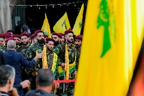 Hezbollah Commander Ibrahim Aqeel Funeral - Beirut