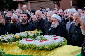 Hezbollah Commander Ibrahim Aqeel Funeral - Beirut