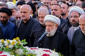 Hezbollah Commander Ibrahim Aqeel Funeral - Beirut