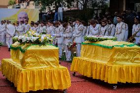 Hezbollah Commander Ibrahim Aqeel Funeral - Beirut