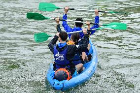 Participants In The Lyon Kayak