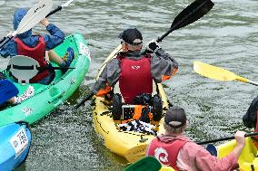 Participants In The Lyon Kayak