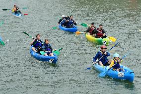 Participants In The Lyon Kayak