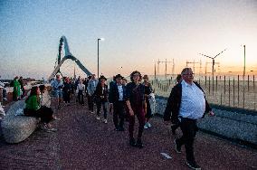 Special Sunset March Held In Nijmegen.