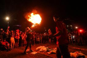 Protest Against Fires And The Climate Situation In São Paulo