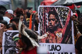 Protest Against Fires And The Climate Situation In São Paulo