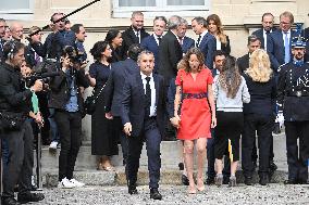 Handover Ceremony At The Hotel De Beauvau - Paris