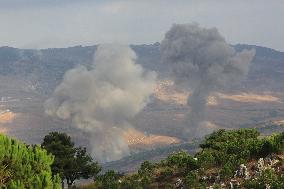 Israeli Airstrikes Target Hezbollah In Lebanon