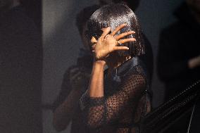 MFW - Naomi Campbell At Dolce & Gabbana Show