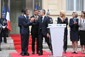 Handover Ceremony At The Hotel De Beauvau - Paris