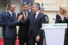 Handover Ceremony At The Hotel De Beauvau - Paris