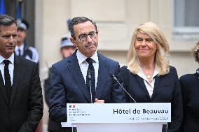 Handover Ceremony At The Hotel De Beauvau - Paris