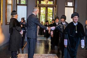 King Felipe At University Year Opening Ceremony - Zaragoza