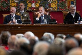 King Felipe At University Year Opening Ceremony - Zaragoza