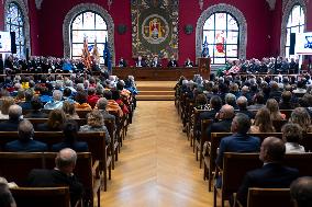 King Felipe At University Year Opening Ceremony - Zaragoza