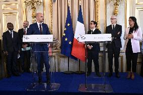 Handover Ceremony At Ministry Of Foreign and European Affairs in Paris FA