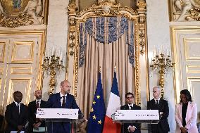 Handover Ceremony At Ministry Of Foreign and European Affairs in Paris FA