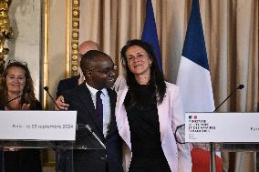 Handover Ceremony At Ministry Of Foreign and European Affairs in Paris FA