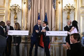 Handover Ceremony At Ministry Of Foreign and European Affairs in Paris FA