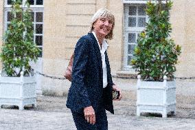 New French Government Arrives In Matignon - Paris