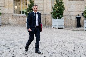 New French Government Arrives In Matignon - Paris