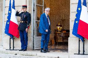 New French Government Arrives In Matignon - Paris