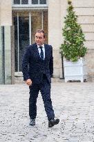 New French Government Arrives In Matignon - Paris